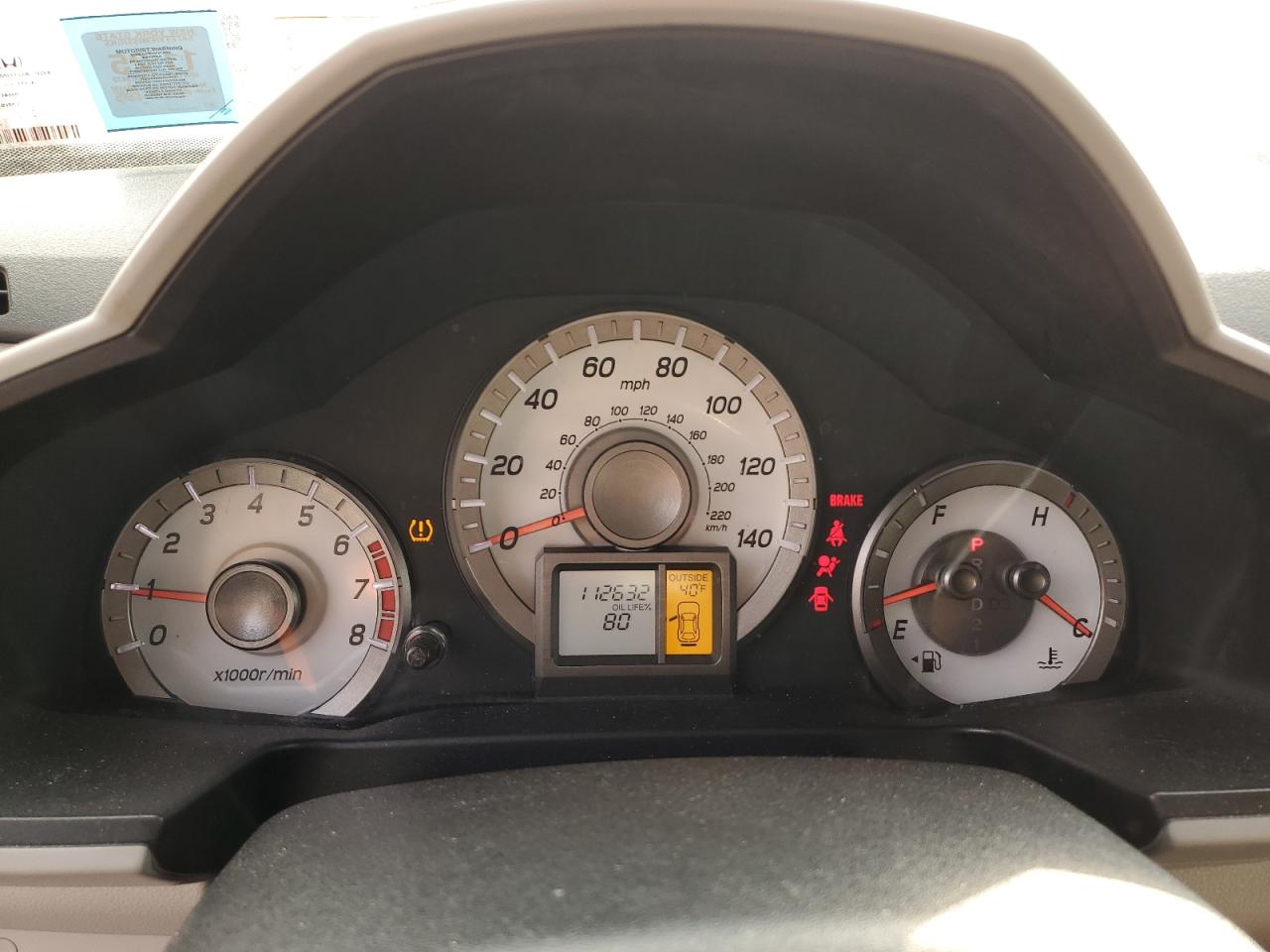 2013 Honda Pilot VIN 5FNYF4H71DB061472 Copart auction photo, rear end / front end damage thumbnail 9