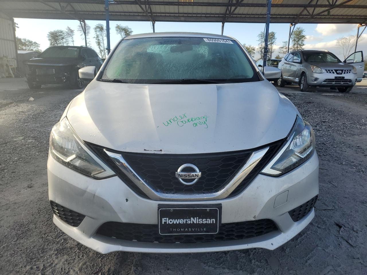 2017 Nissan Sentra VIN 3N1AB7AP0HL720032 Copart auction photo, undercarriage / front end damage thumbnail 5