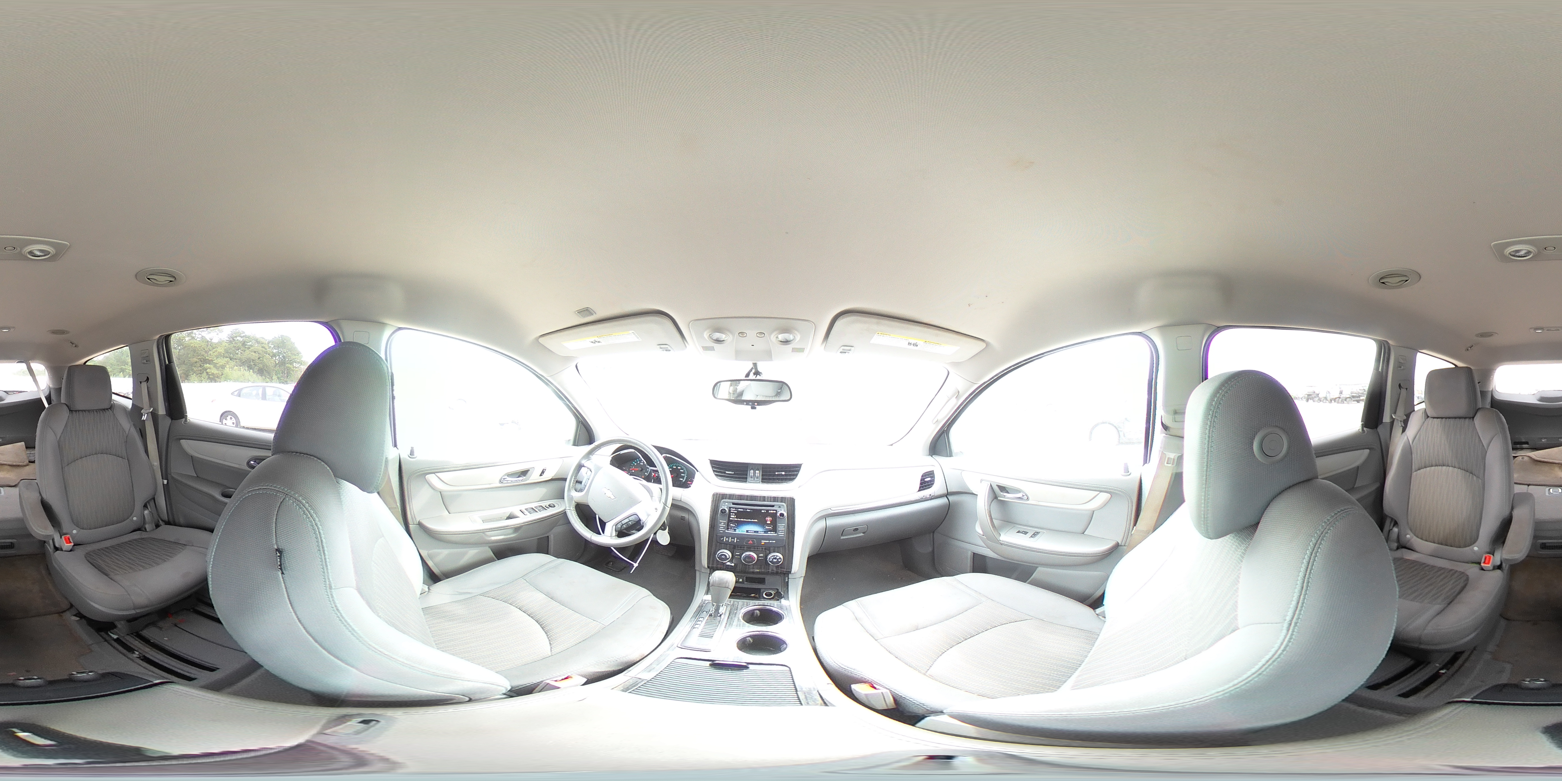 2014 Chevrolet Traverse VIN 1GNKRGKDXEJ333161 Copart auction photo, frame damage / front end damage thumbnail 13