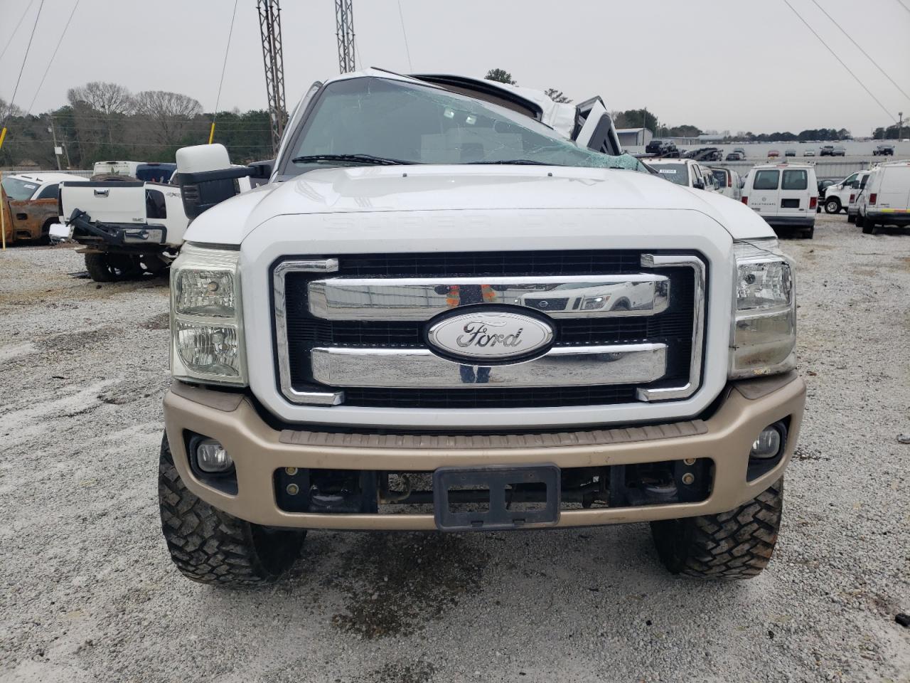 2013 Ford F250 VIN 1FT7W2BT9DEB18119 Copart auction photo, all over damage thumbnail 5