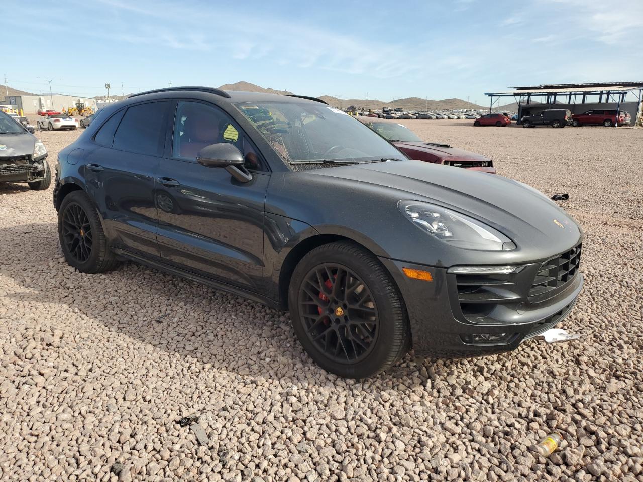 2017 Porsche Macan VIN WP1AG2A53HLB55348 Copart auction photo, rear end damage thumbnail 4