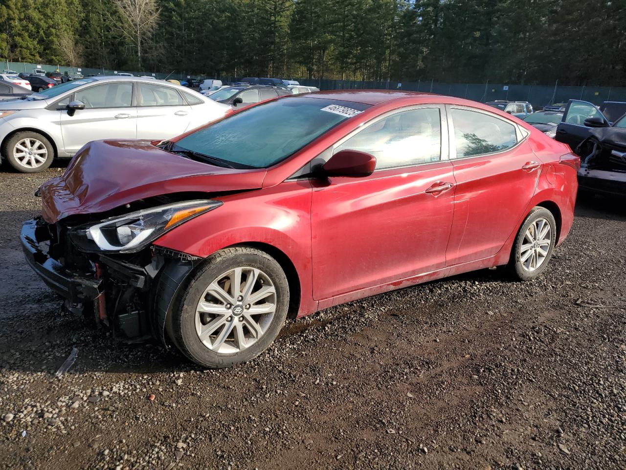 2014 Hyundai Elantra VIN 5NPDH4AE6EH546131