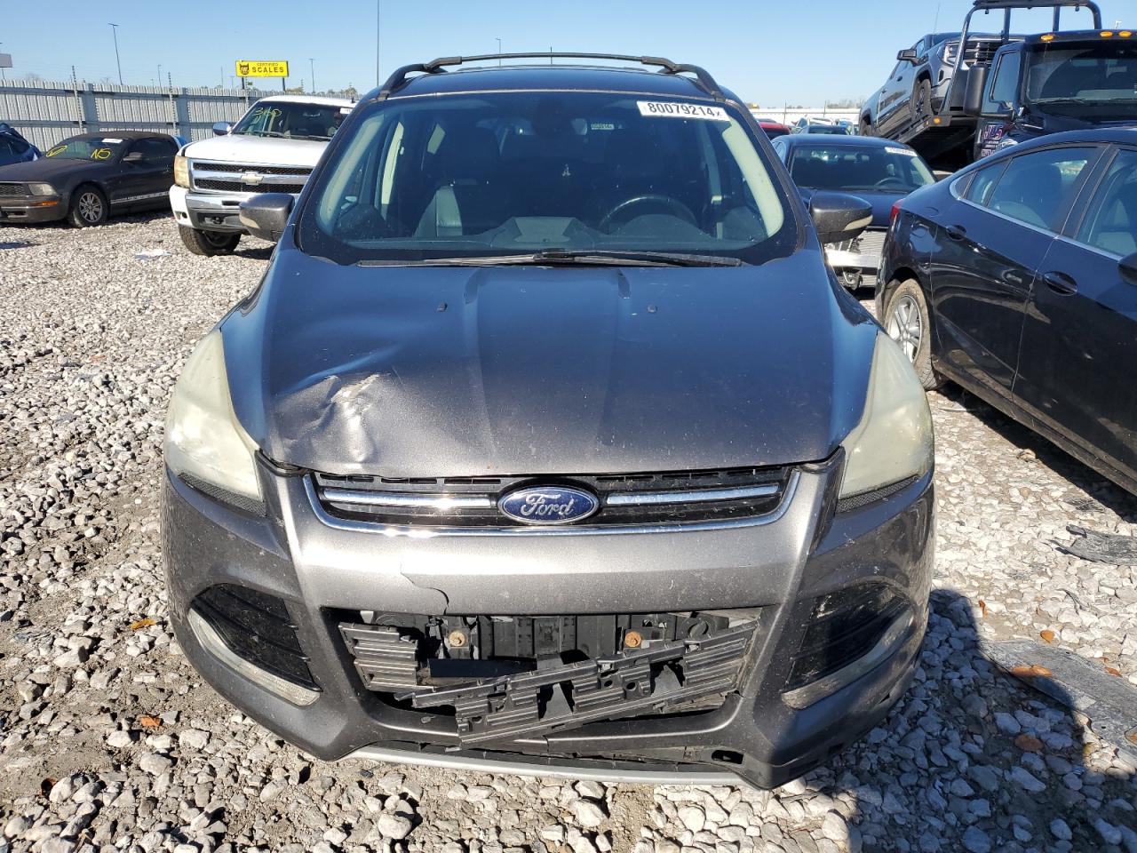 2013 Ford Escape VIN 1FMCU0HX8DUC12593 Copart auction photo, front end damage thumbnail 5
