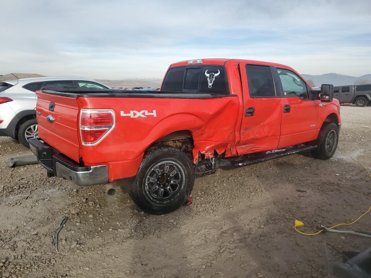 2012 Ford F-150 VIN 1FTFW1ET6CFA44975 Copart auction photo, side / rear end damage thumbnail 3