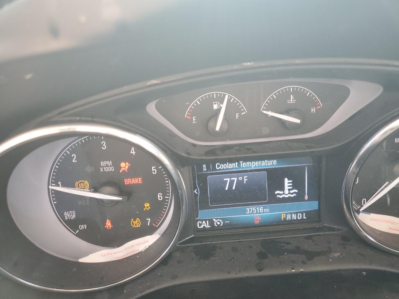 2020 Buick Envision VIN LRBFXCSA7LD079062 Copart auction photo, side / front end damage thumbnail 9