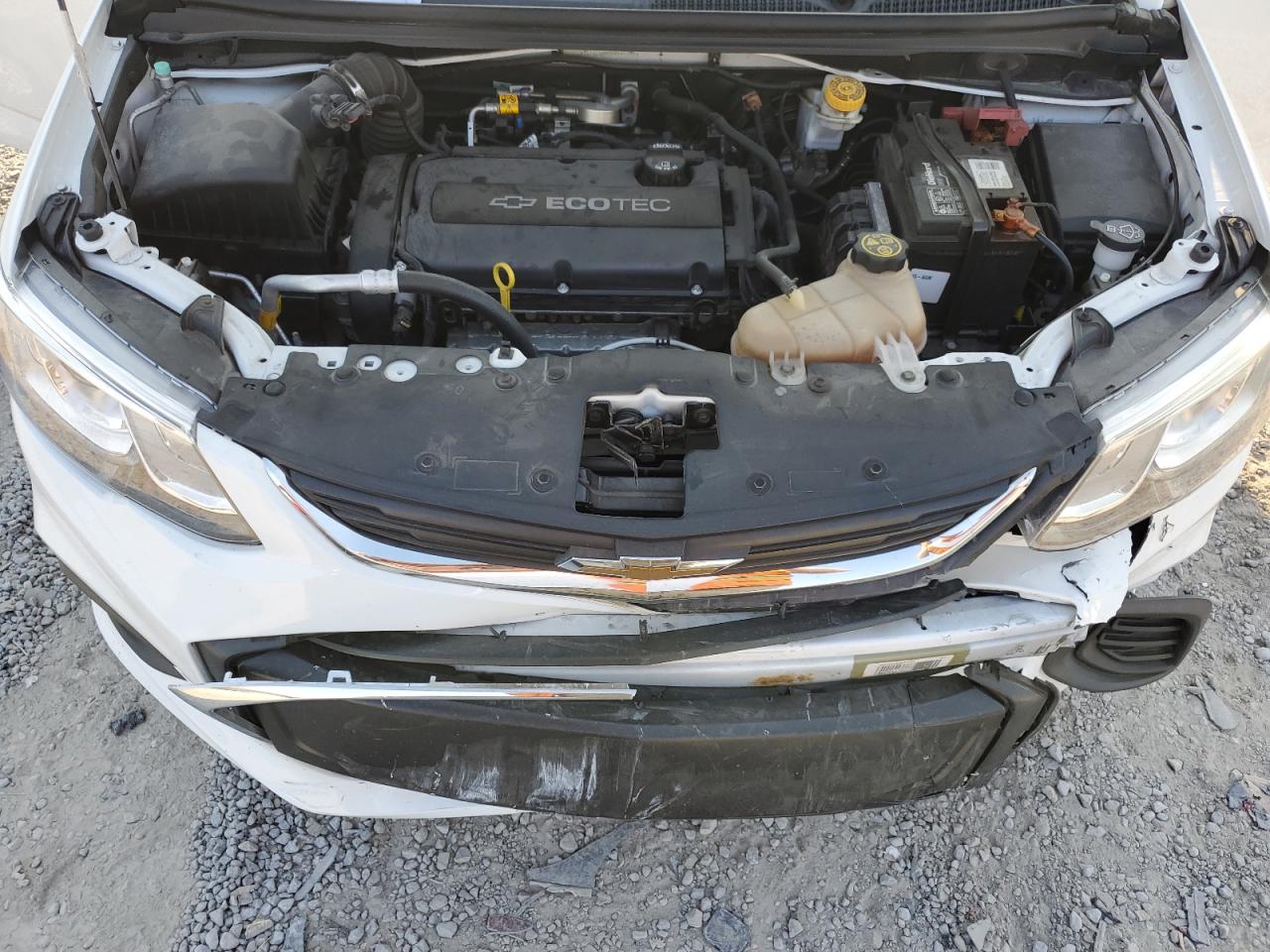 2017 Chevrolet Sonic VIN 1G1JG6SH9H4142754 Copart auction photo, front end damage thumbnail 12