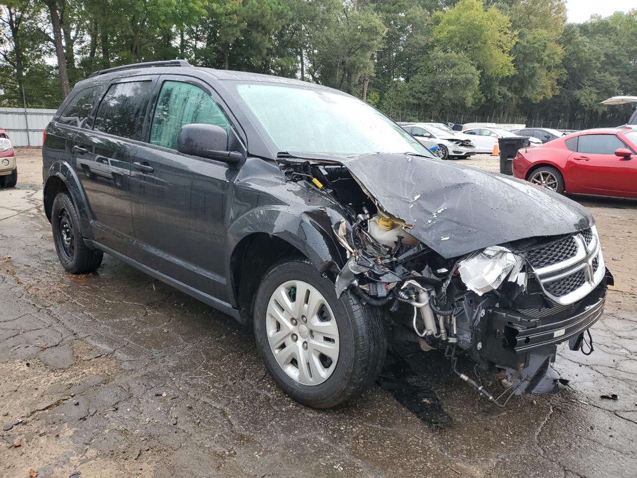2019 Dodge Journey VIN 3C4PDCAB7KT871732 Copart auction photo, front end damage thumbnail 4