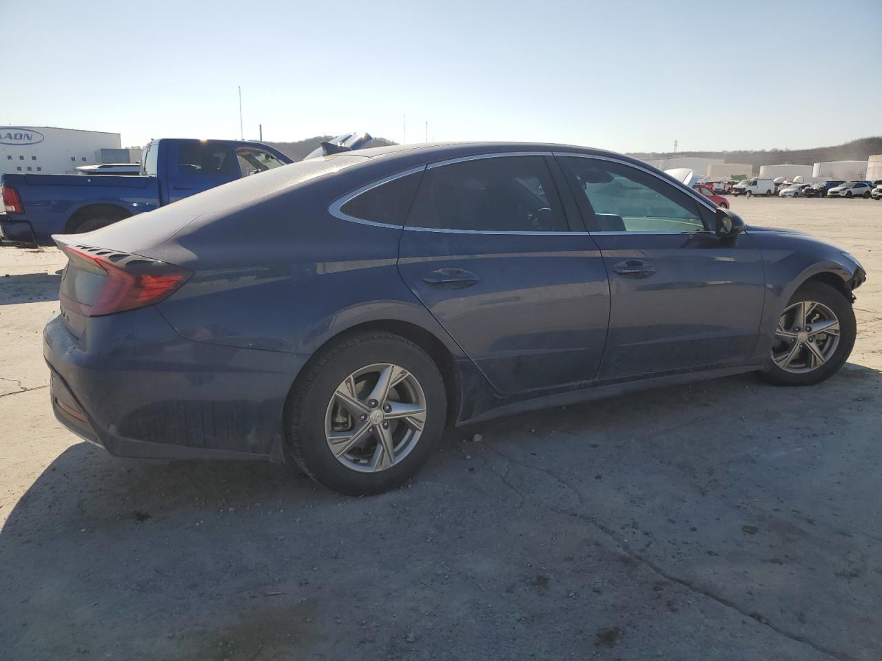 2022 Hyundai Sonata VIN 5NPEG4JA8NH141585 Copart auction photo, front end / undercarriage damage thumbnail 3