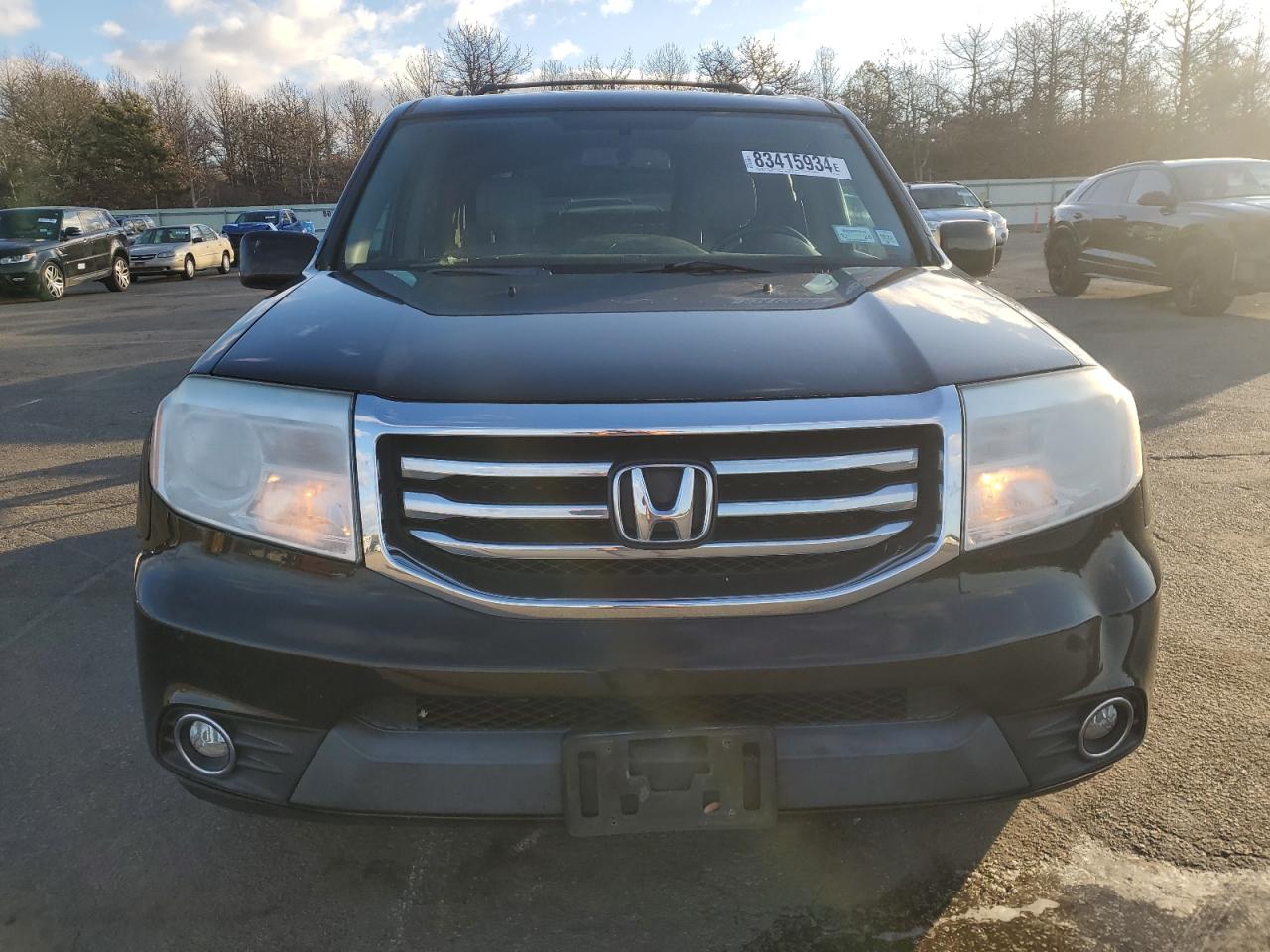 2013 Honda Pilot VIN 5FNYF4H55DB086261 Copart auction photo, side damage thumbnail 5