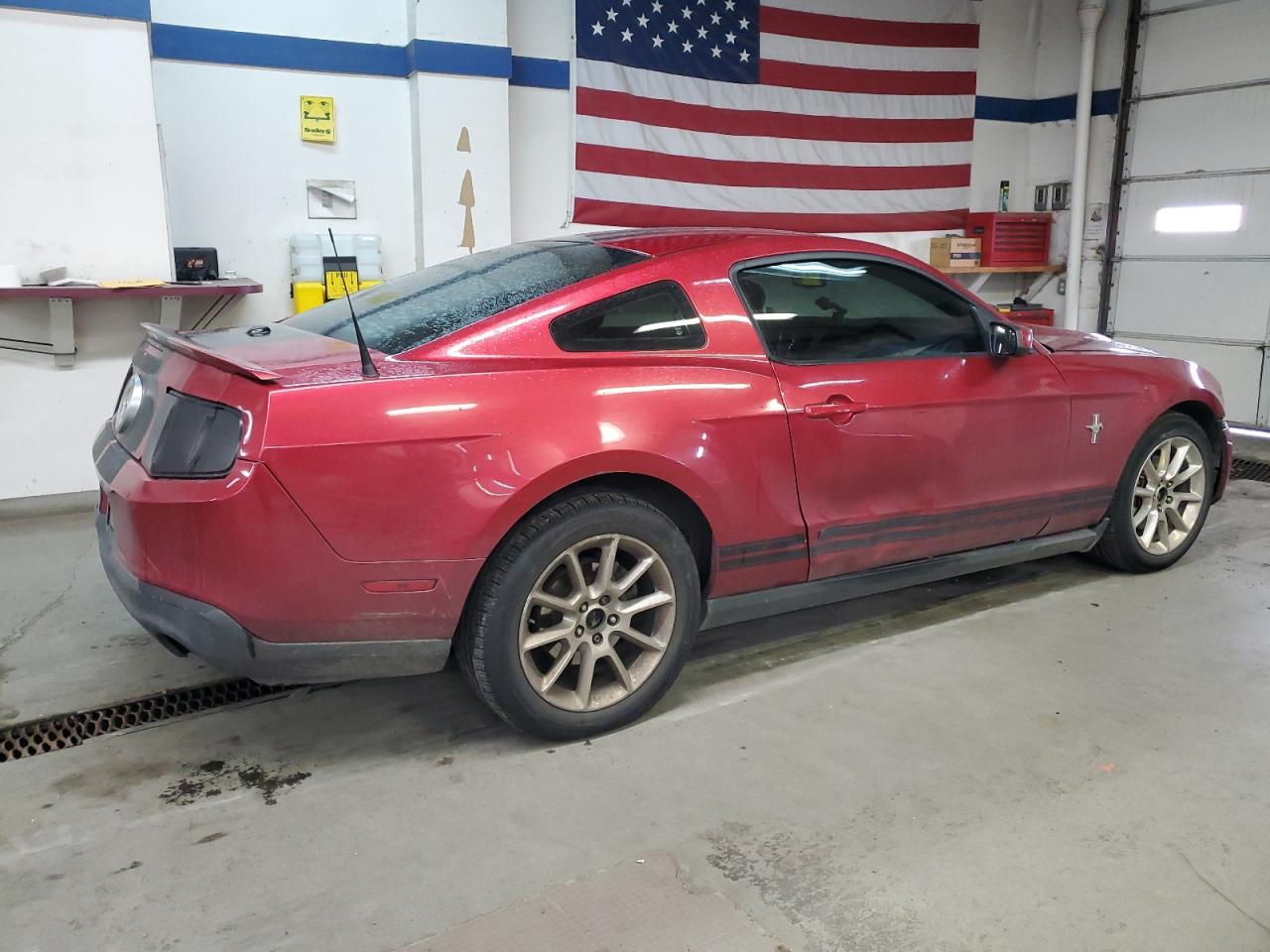 2011 Ford Mustang VIN 1ZVBP8AM3B5157755 Copart auction photo, side / front end damage thumbnail 3