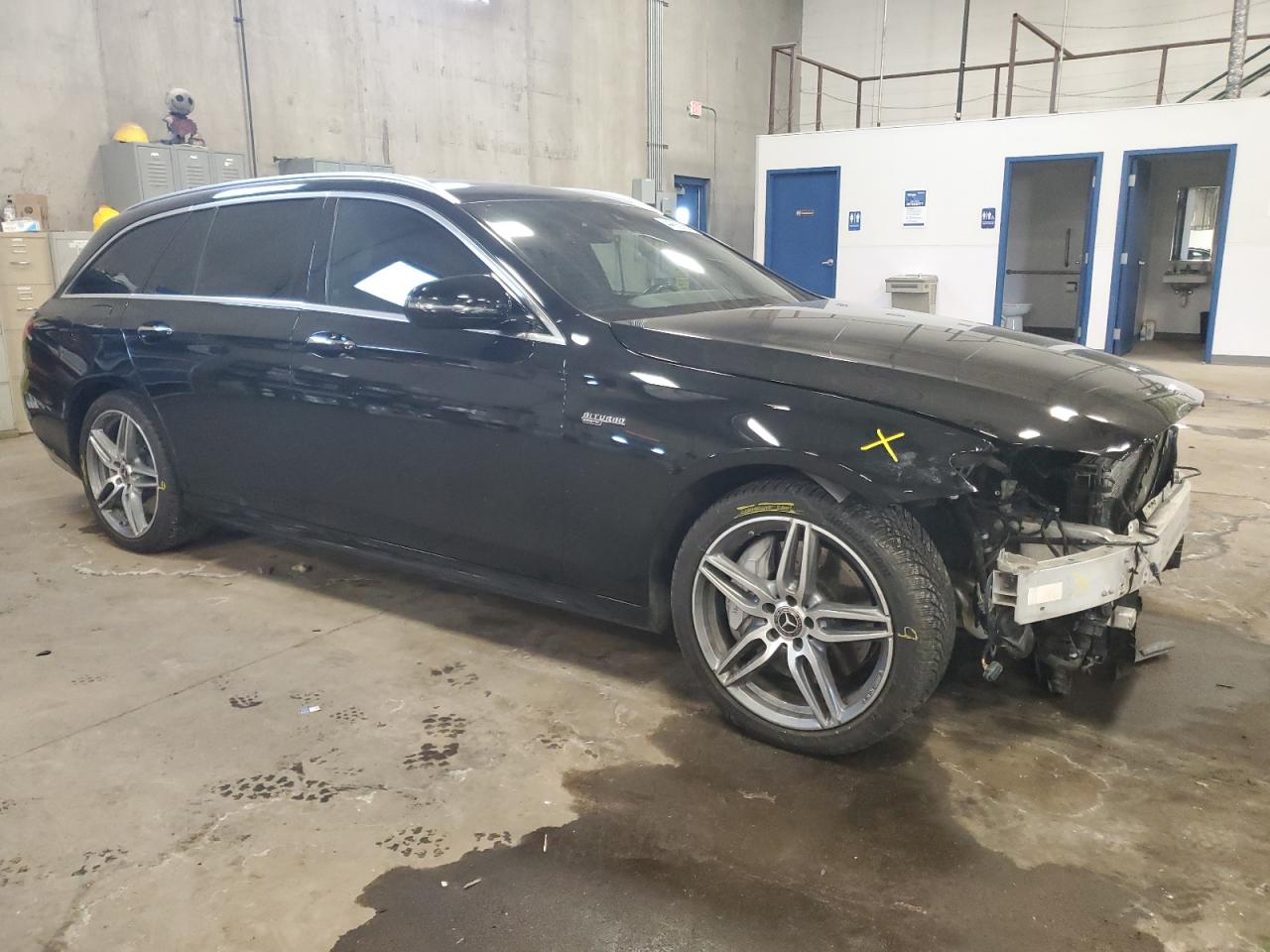2018 Mercedes-Benz E-klasse VIN WDDZH6GB0JA342074 Copart auction photo, front end damage thumbnail 4