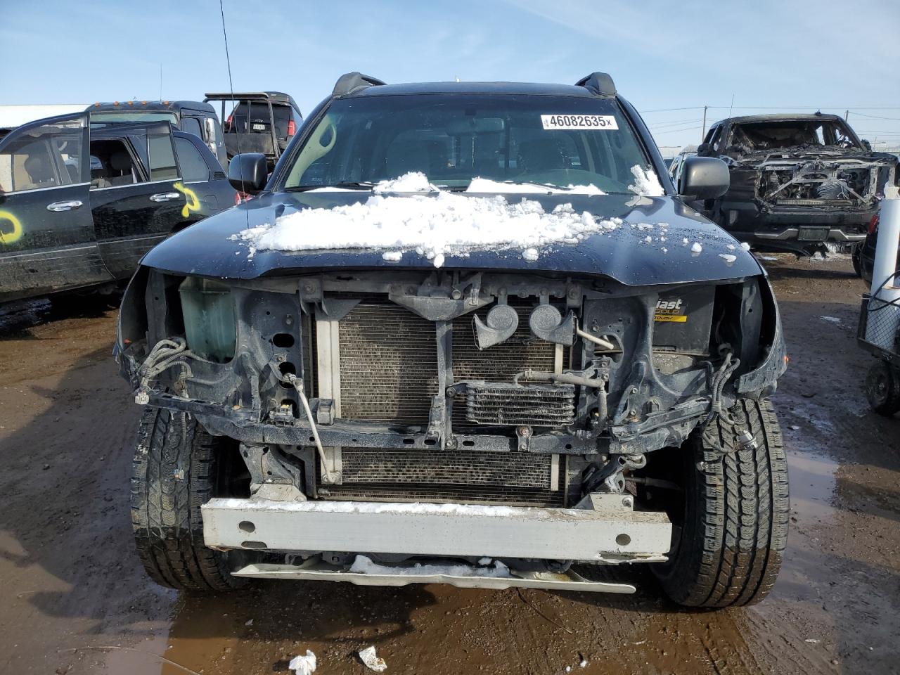 2007 Toyota Tacoma VIN 5TEMU52N37Z430837 Copart auction photo, front end damage thumbnail 5