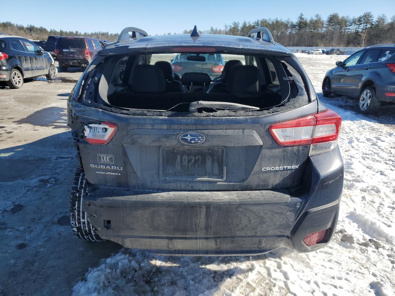 2018 Subaru XV VIN JF2GTAMC1JH347244 Copart auction photo, rear end / minor dent/scratches damage thumbnail 6
