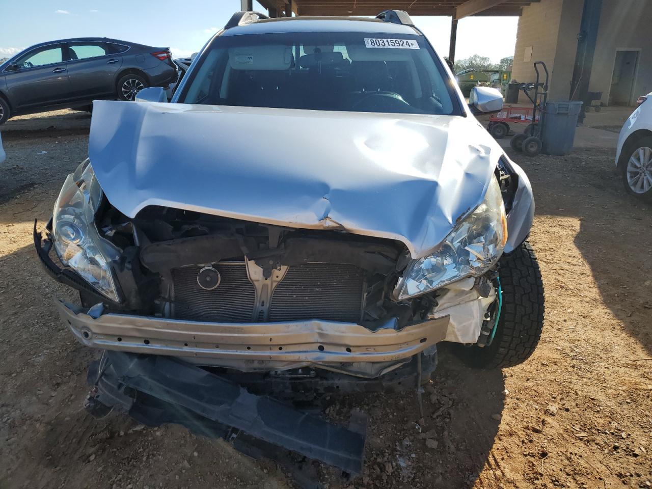 2012 Subaru Outback VIN 4S4BRDKC6C2200768 Copart auction photo, front end damage thumbnail 5