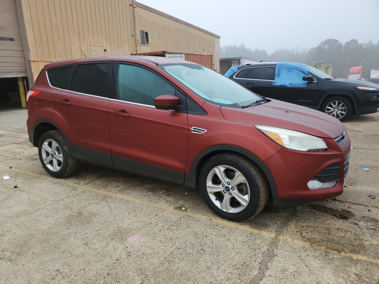 2014 Ford Escape VIN 1FMCU0GX4EUD18560 Copart auction photo, all over damage thumbnail 4