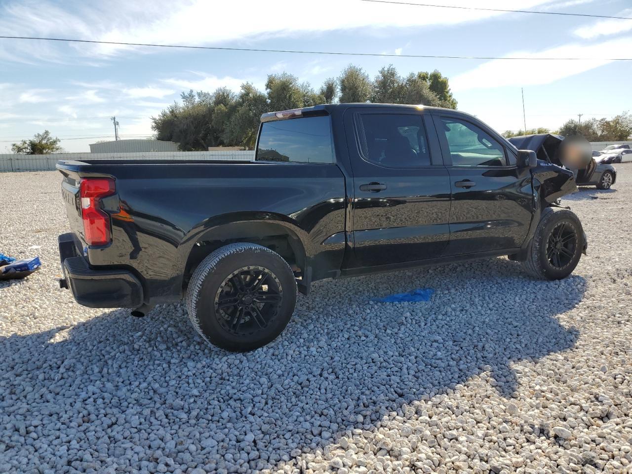 2022 Chevrolet Silverado VIN 1GCPWBEK0NZ137428 Copart auction photo, front end damage thumbnail 3