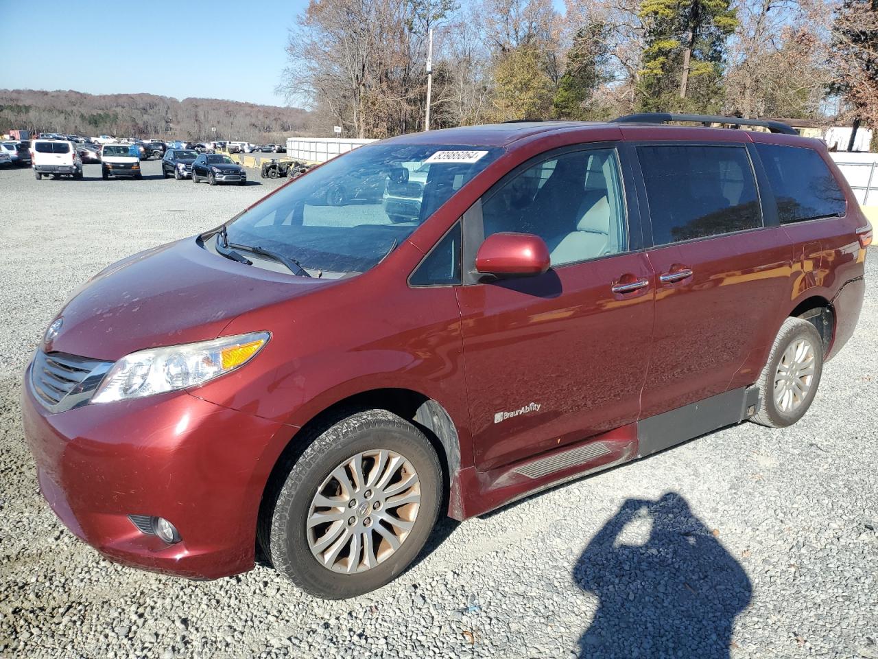 2015 Toyota Sienna VIN 5TDYK3DC2FS665099