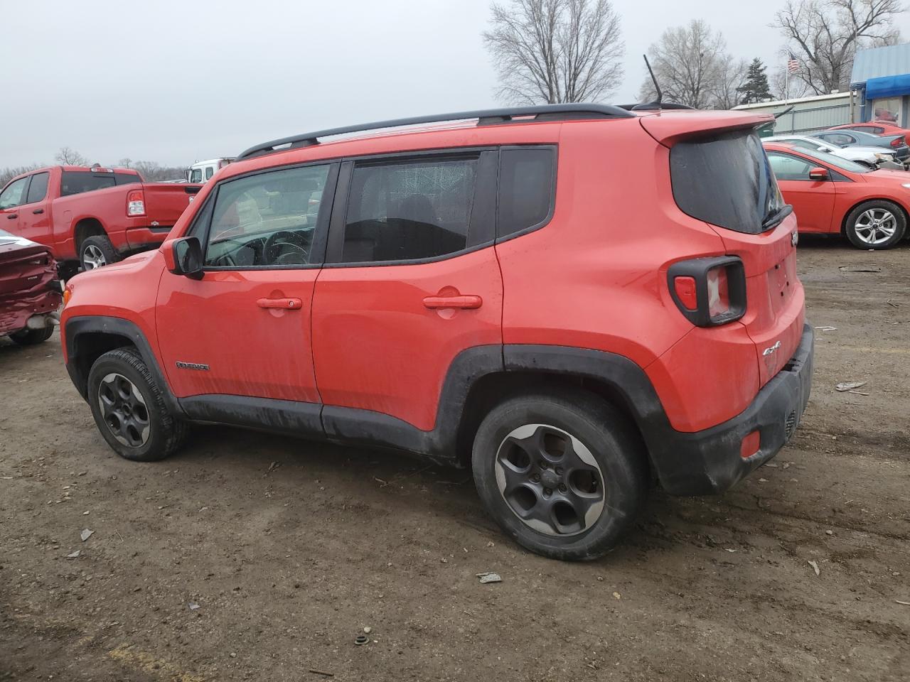 2015 Jeep Renegade VIN ZACCJBBHXFPC30009 Copart auction photo, side damage thumbnail 2