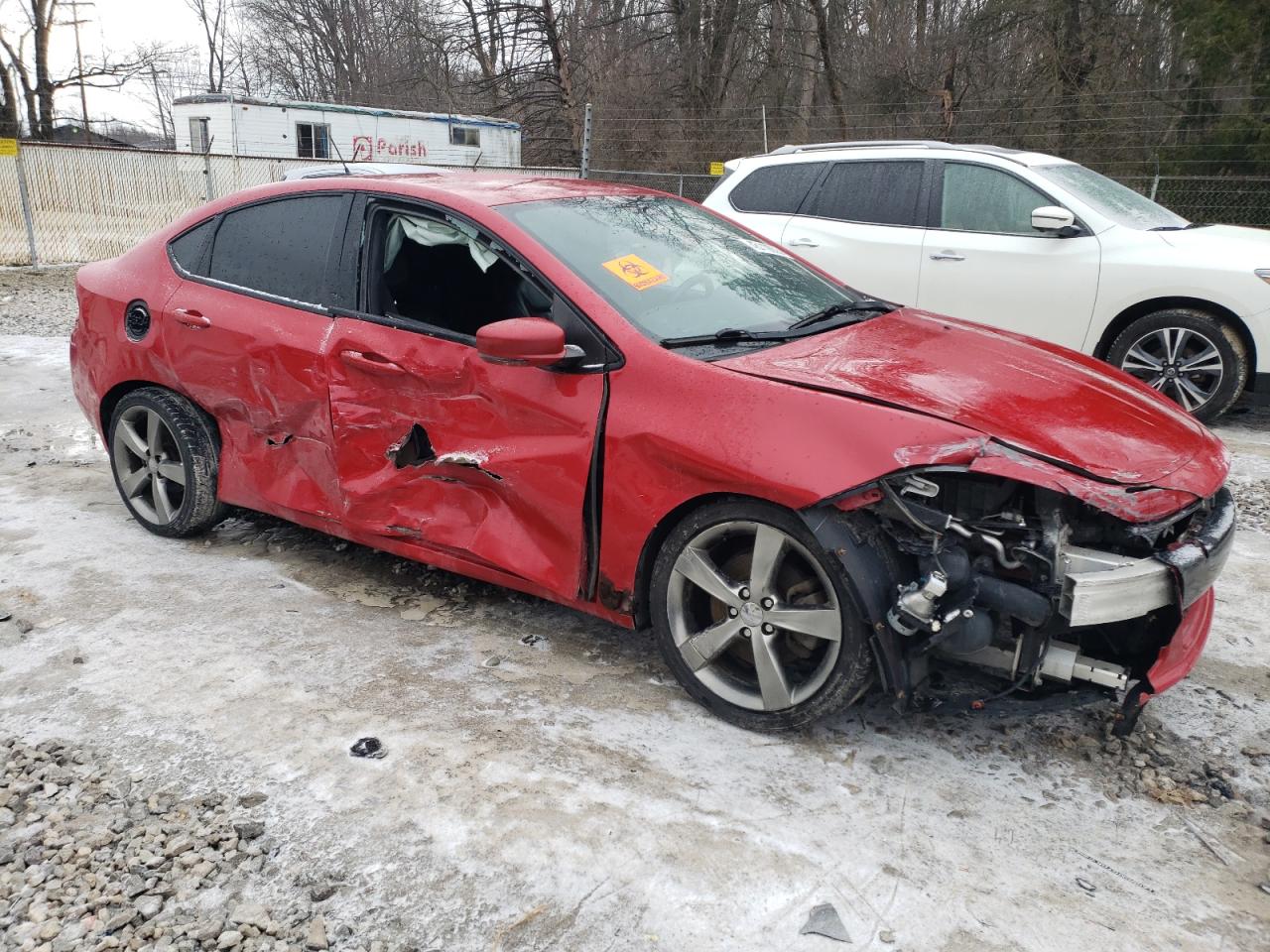 2013 Dodge Dart VIN 1C3CDFCB2DD325091 Copart auction photo, front end / side damage thumbnail 4
