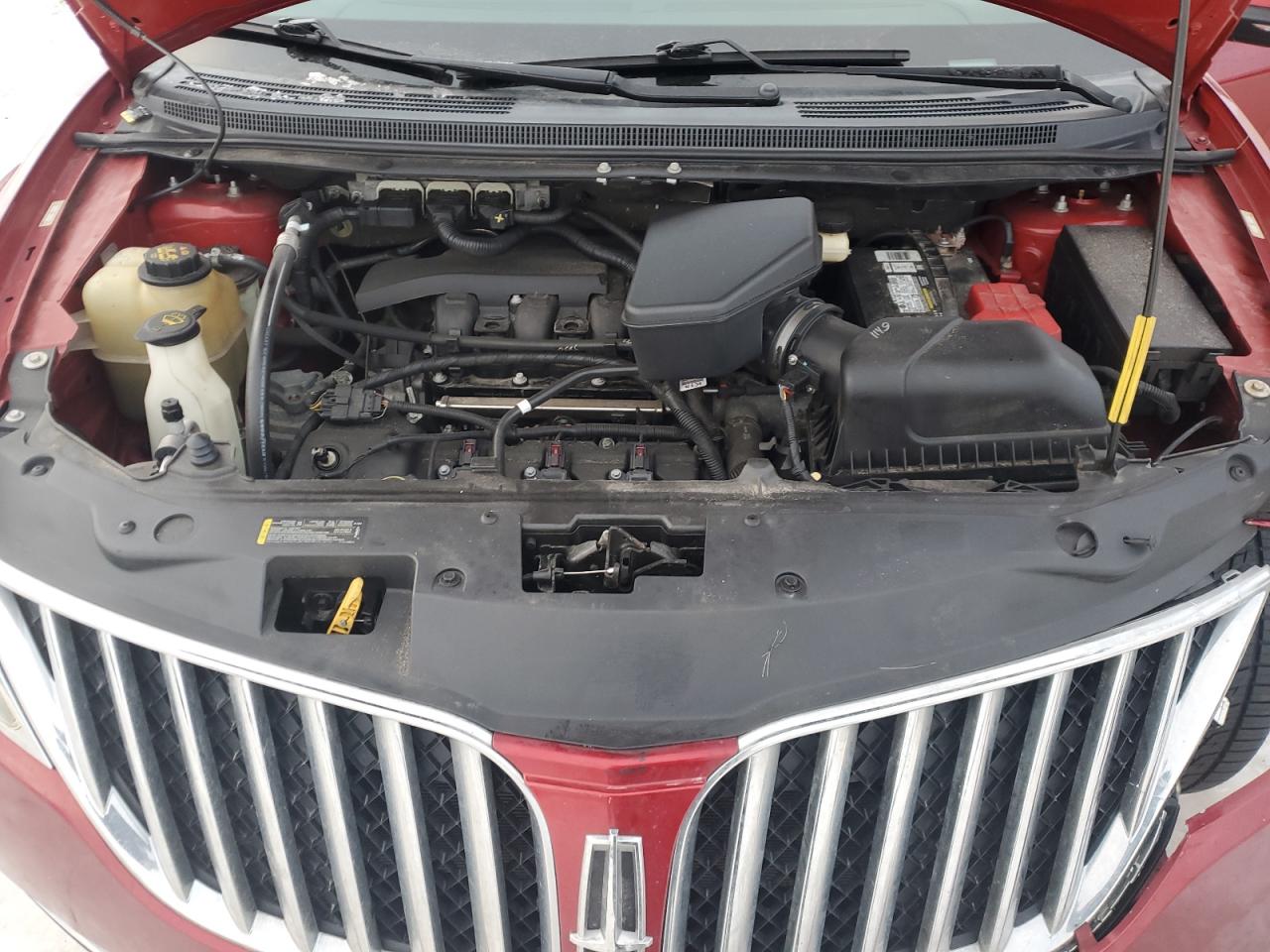 2014 Lincoln MKX VIN 2LMDJ8JK7EBL02758 Copart auction photo, front end damage thumbnail 12