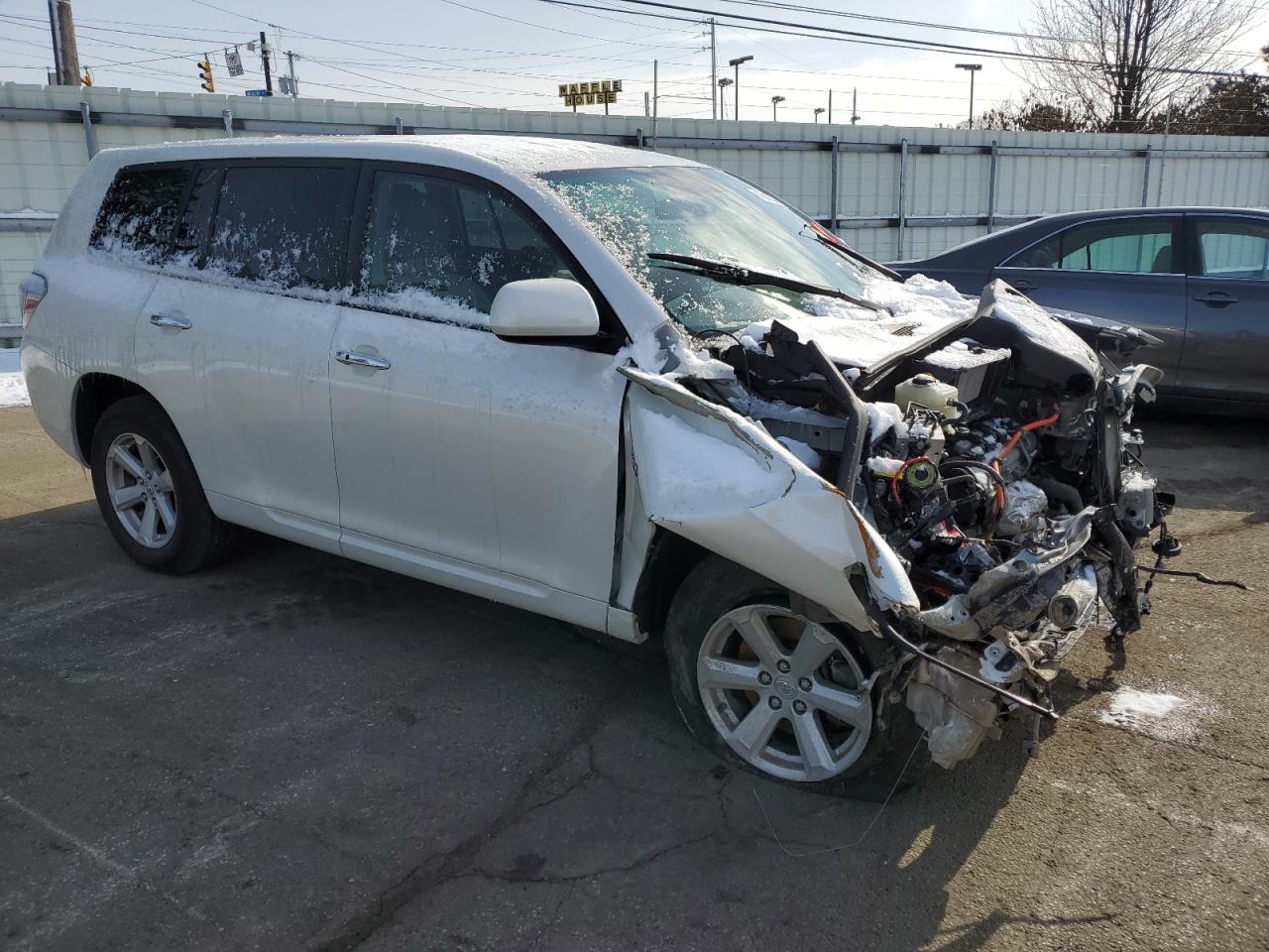 2009 Toyota Highlander VIN JTEEW41A092036819 Copart auction photo, front end damage thumbnail 4