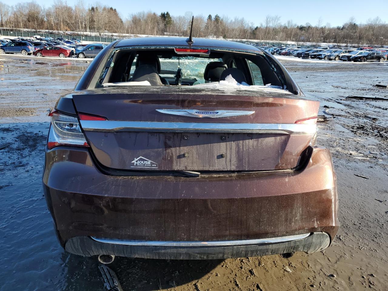 2013 Chrysler 200 VIN 1C3CCBCG1DN586763 Copart auction photo, all over damage thumbnail 6