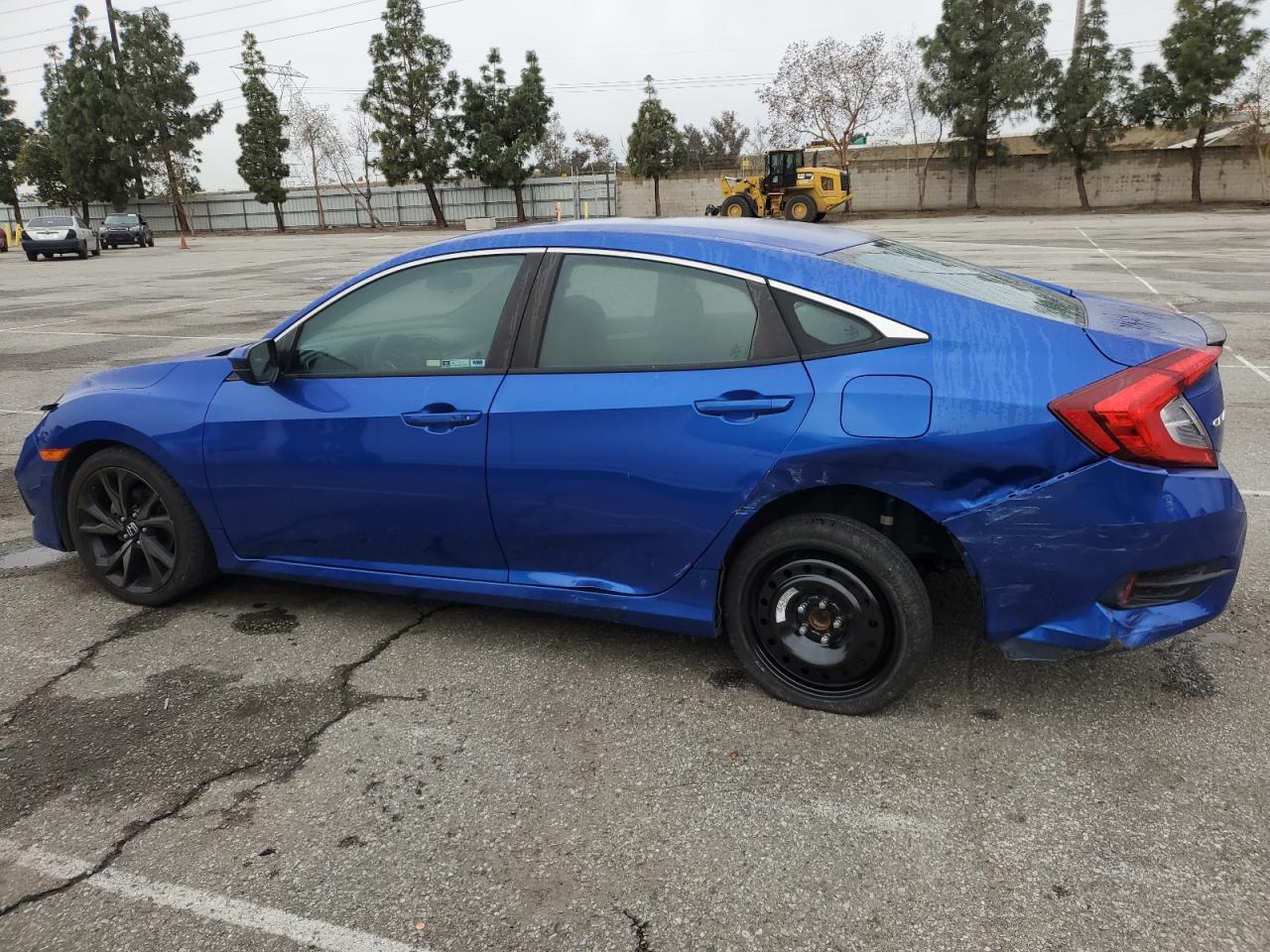 2019 Honda Civic VIN 19XFC2F8XKE206639 Copart auction photo, all over damage thumbnail 2
