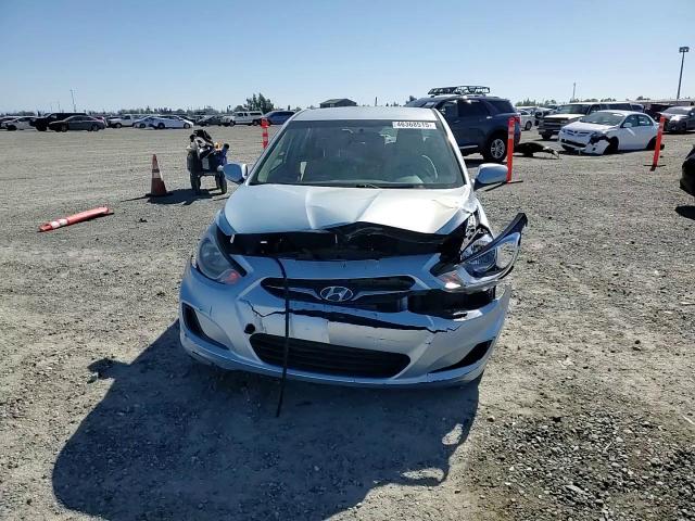 2013 Hyundai Accent VIN KMHCT4AE2DU348477 Copart auction photo, front end / side damage thumbnail 11