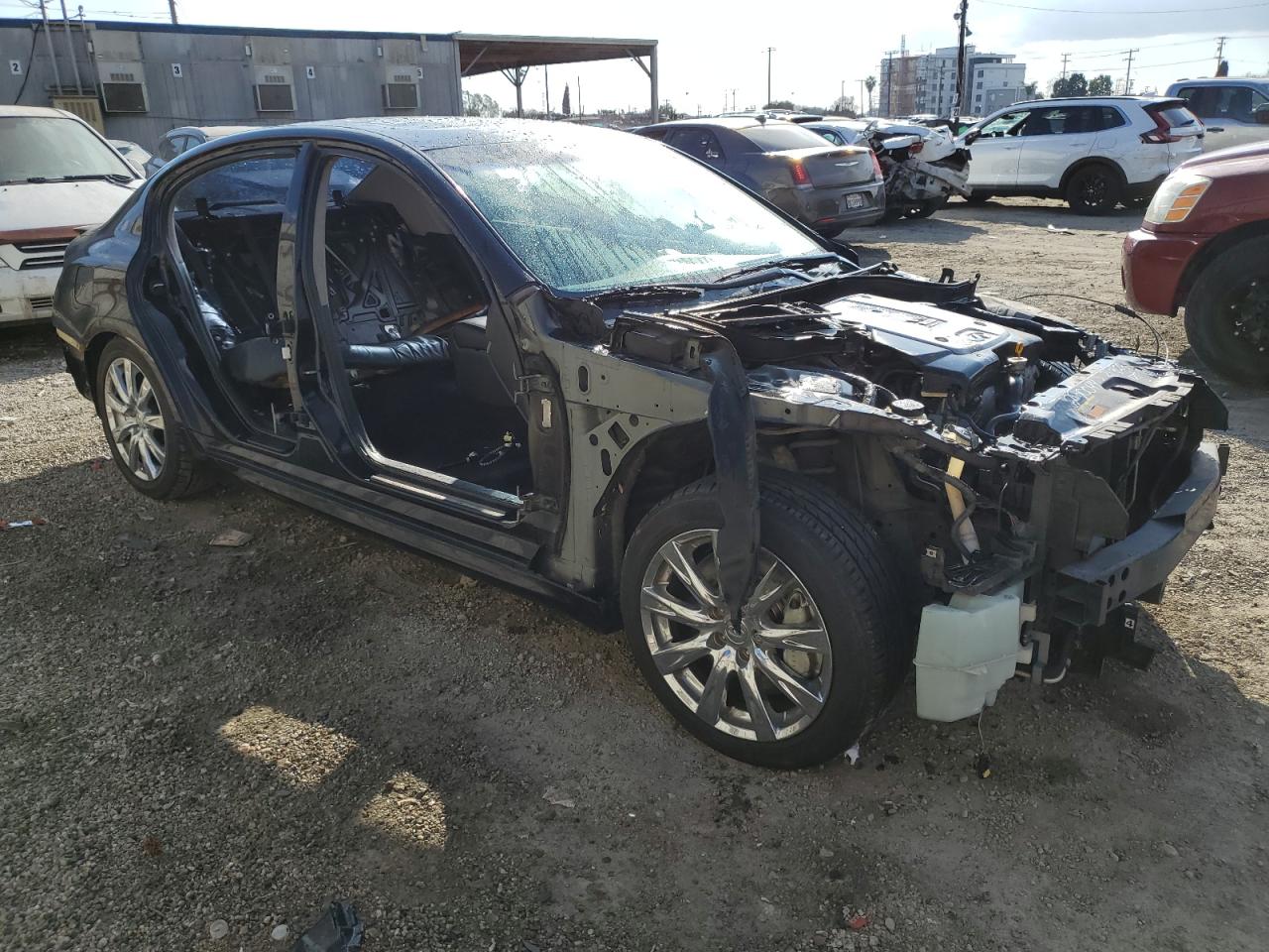 2011 Infiniti G VIN JN1CV6AP3BM500620 Copart auction photo, stripped damage thumbnail 4