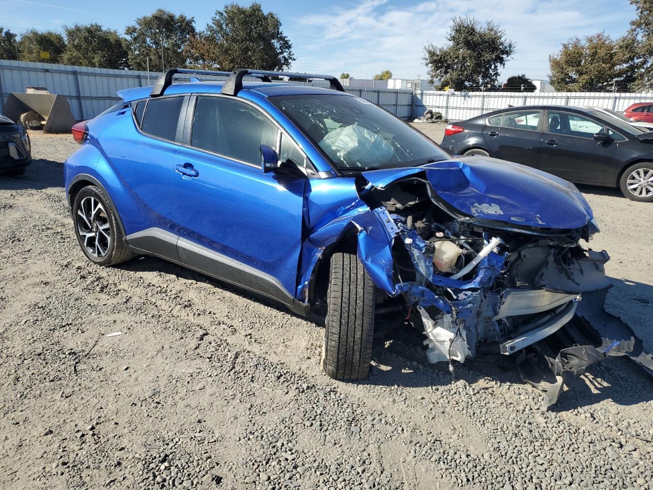 2018 Toyota C-HR VIN NMTKHMBX5JR047444 Copart auction photo, front end damage thumbnail 4