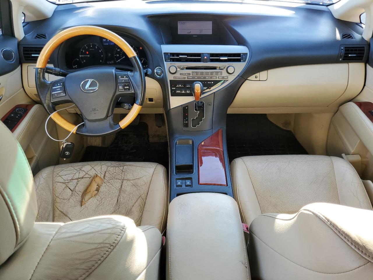 2012 Lexus RX VIN 2T2BK1BA8CC133416 Copart auction photo, front end / rear end damage thumbnail 8