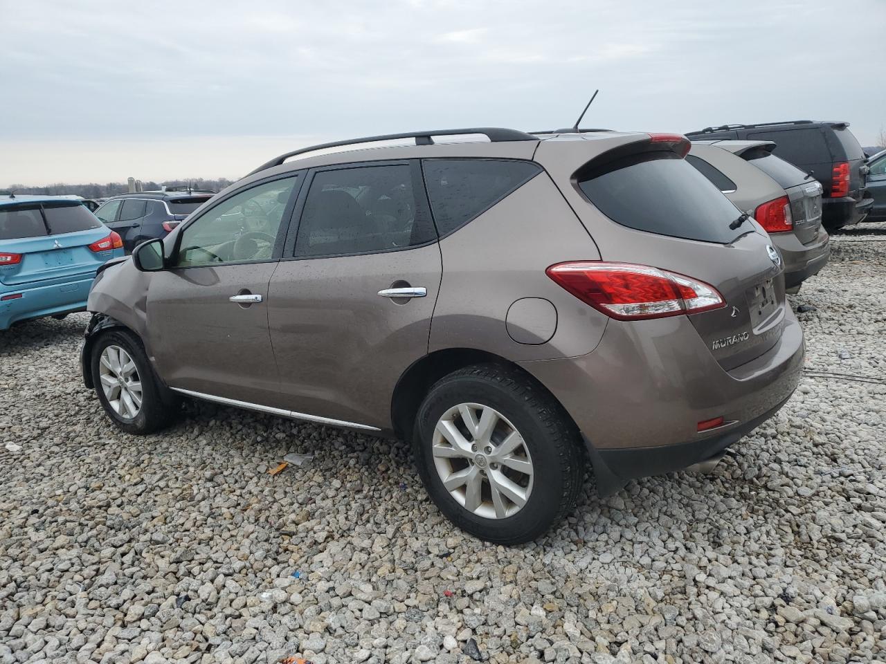 2014 Nissan Murano VIN JN8AZ1MW3EW523729 Copart auction photo, front end damage thumbnail 2