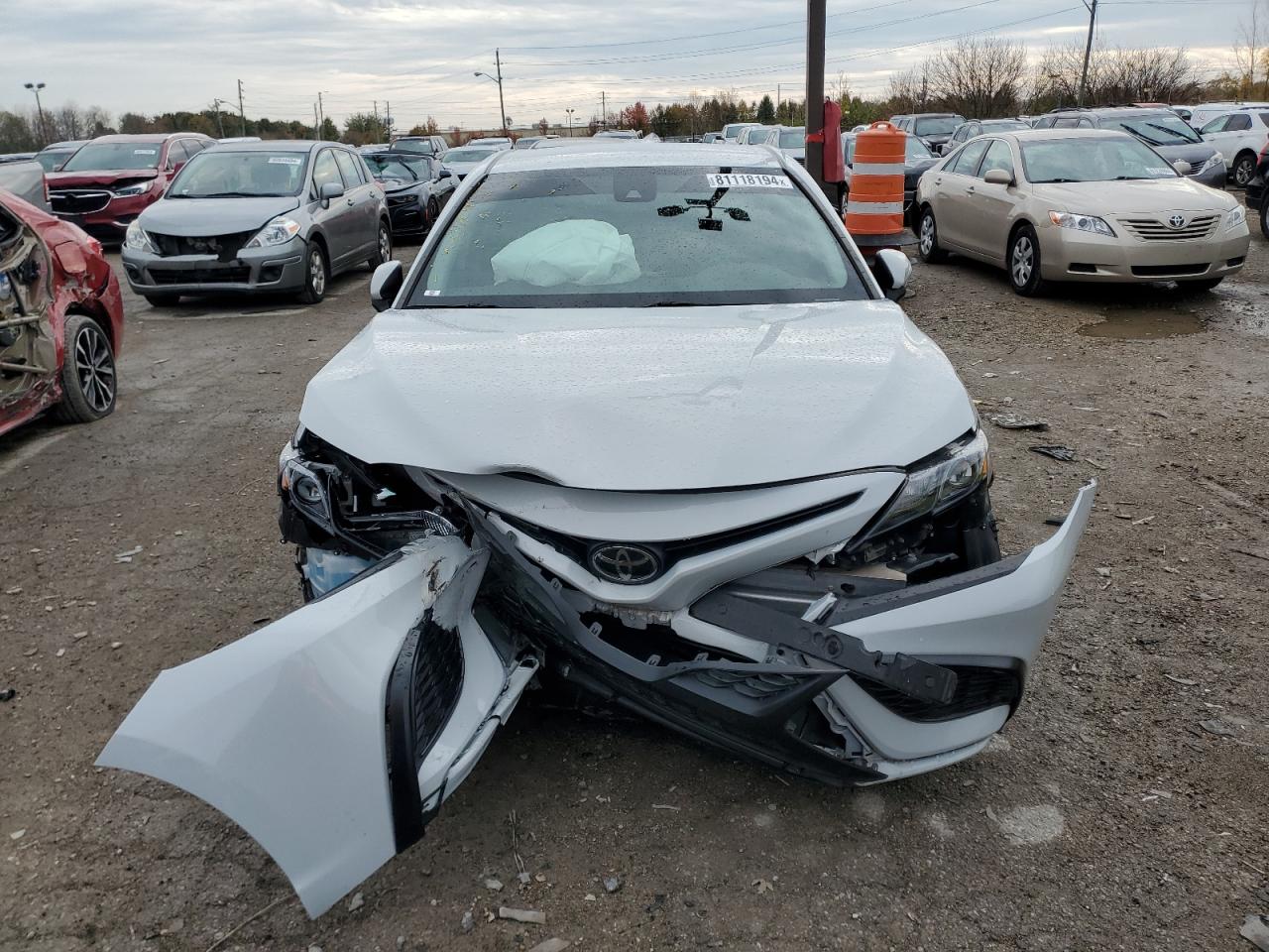 2023 Toyota Camry VIN 4T1G11AK0PU121322 Copart auction photo, front end / mechanical damage thumbnail 5