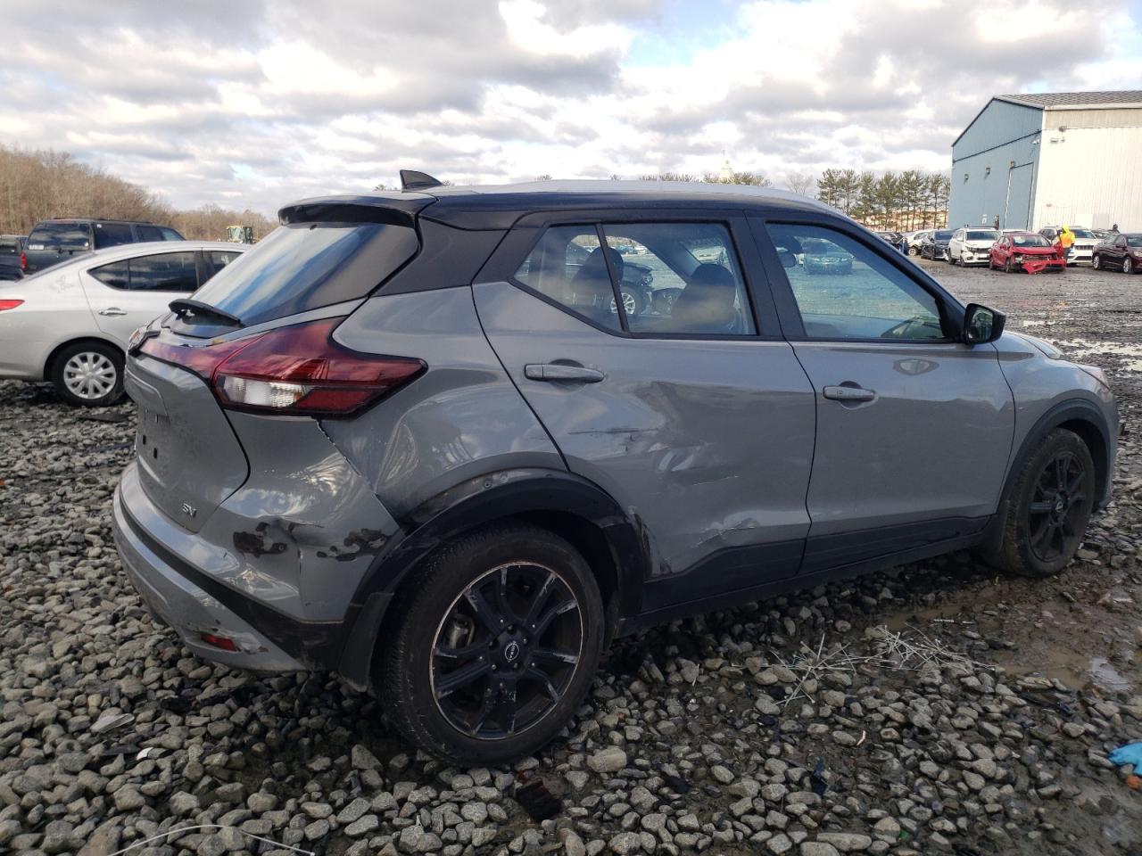 2022 Nissan Kicks VIN 3N1CP5CV7NL513112 Copart auction photo, rear end / side damage thumbnail 3