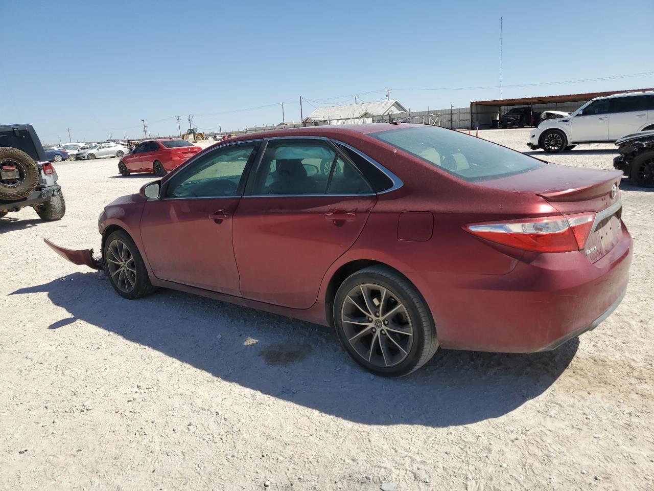 2015 Toyota Camry VIN 4T1BF1FK5FU892247 Copart auction photo, front end / side damage thumbnail 2