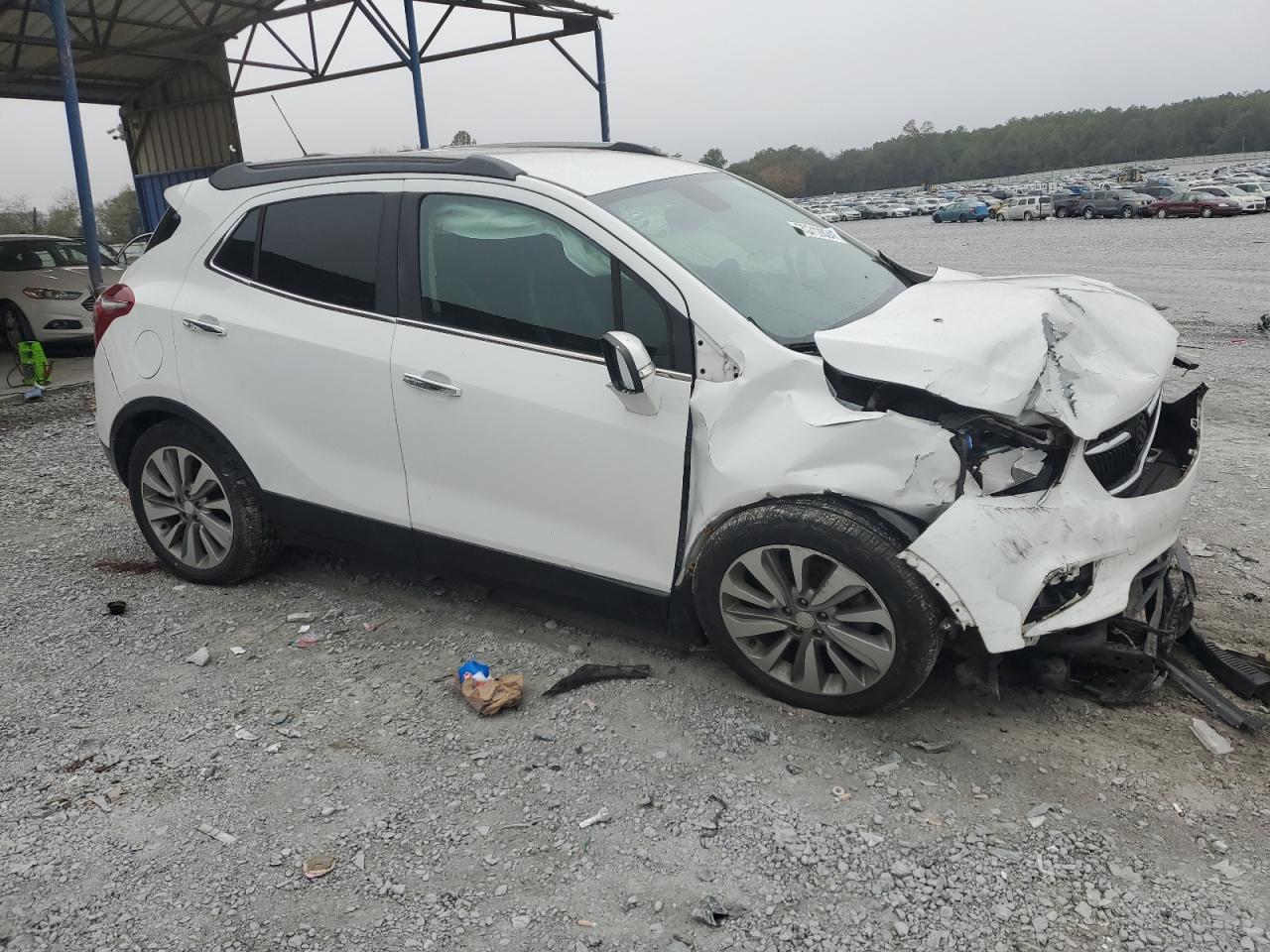 2019 Buick Encore VIN KL4CJASB2KB922544 Copart auction photo, front end / side damage thumbnail 4