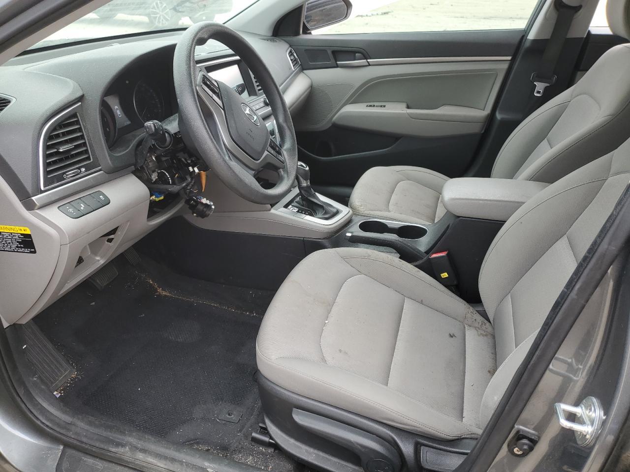 2018 Hyundai Elantra VIN KMHD84LF7JU609707 Copart auction photo, vandalism damage thumbnail 7