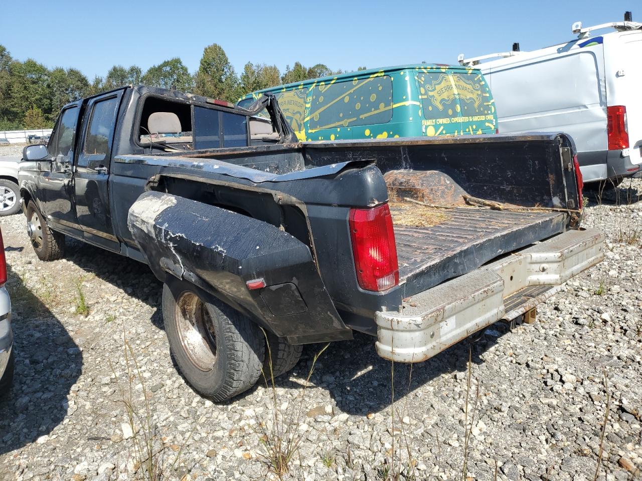 1995 Ford F350 VIN 1FTJW35F1SEA25478 Copart auction photo, top/roof damage thumbnail 2