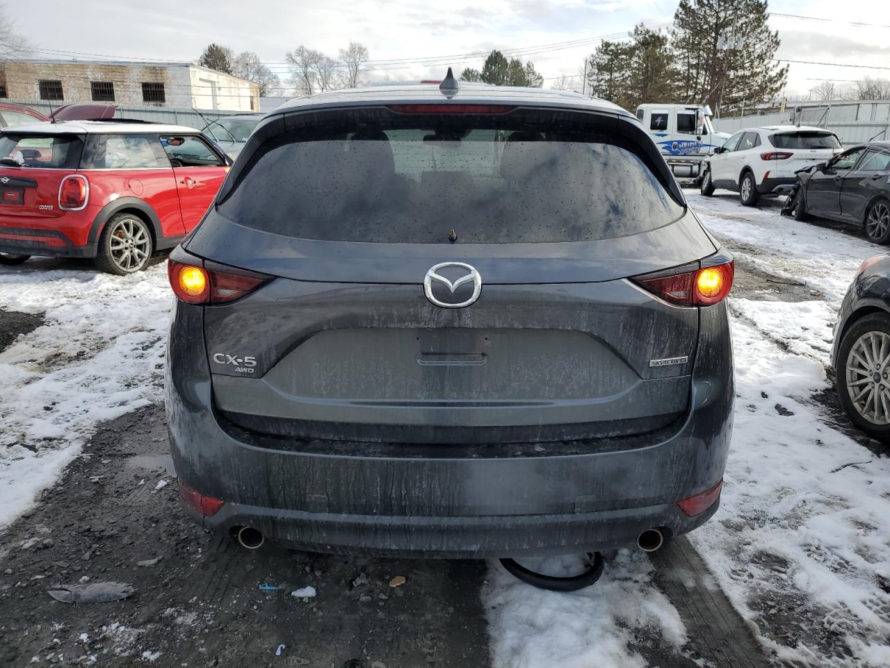 2021 Mazda CX-5 VIN JM3KFBCM7M0449853 Copart auction photo, front end / minor dent/scratches damage thumbnail 6
