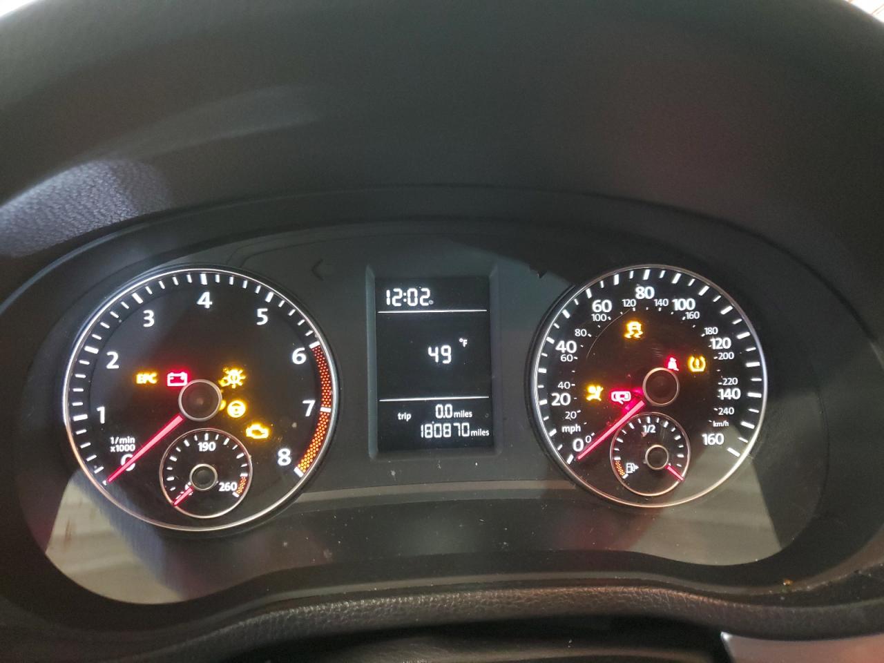 2014 Volkswagen Passat VIN 1VWAS7A36EC119612 Copart auction photo, front end / side damage thumbnail 9