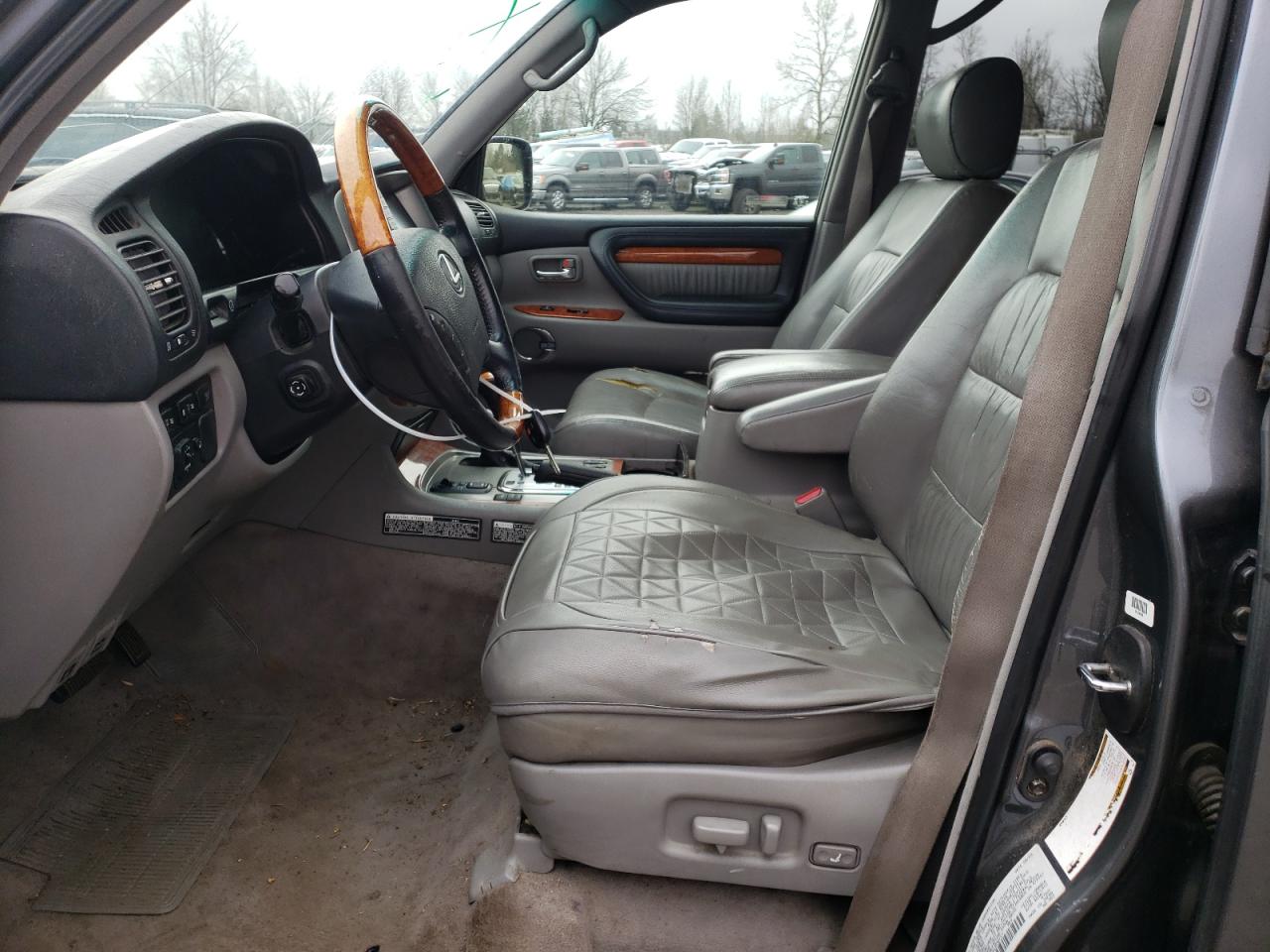 2004 Lexus LX VIN JTJHT00W443536417 Copart auction photo, front end damage thumbnail 7