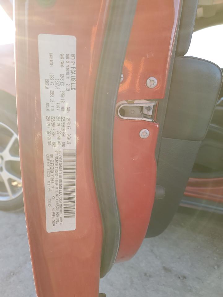 2019 Dodge Journey VIN 3C4PDCEG1KT716759 Copart auction photo, front end damage thumbnail 13