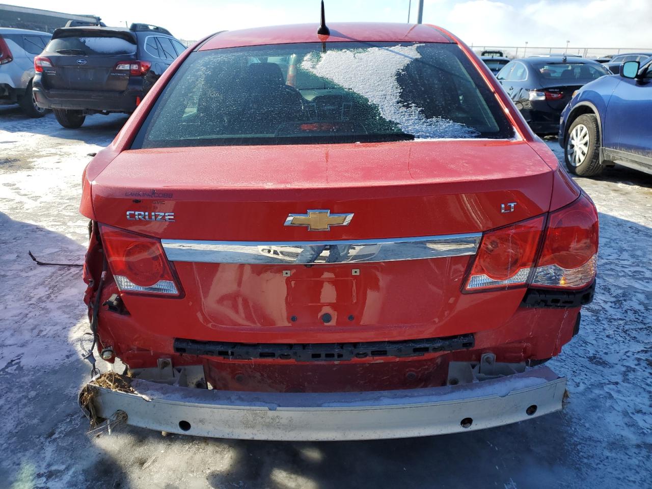 2014 Chevrolet Cruze VIN 1G1PC5SB6E7291175 Copart auction photo, front end / rear end damage thumbnail 6