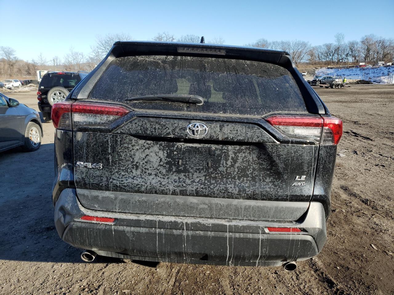 2019 Toyota RAV 4 VIN 2T3G1RFV4KW001119 Copart auction photo, front end / side damage thumbnail 6