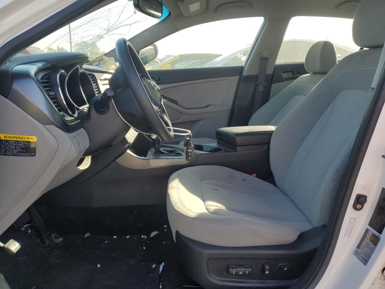 2011 KIA Optima VIN KNAGM4A73B5186268 Copart auction photo, front end / undercarriage damage thumbnail 7