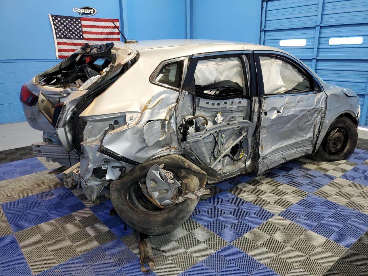 2019 Nissan Rogue VIN JN1BJ1CR7KW628050 Copart auction photo, all over damage thumbnail 3