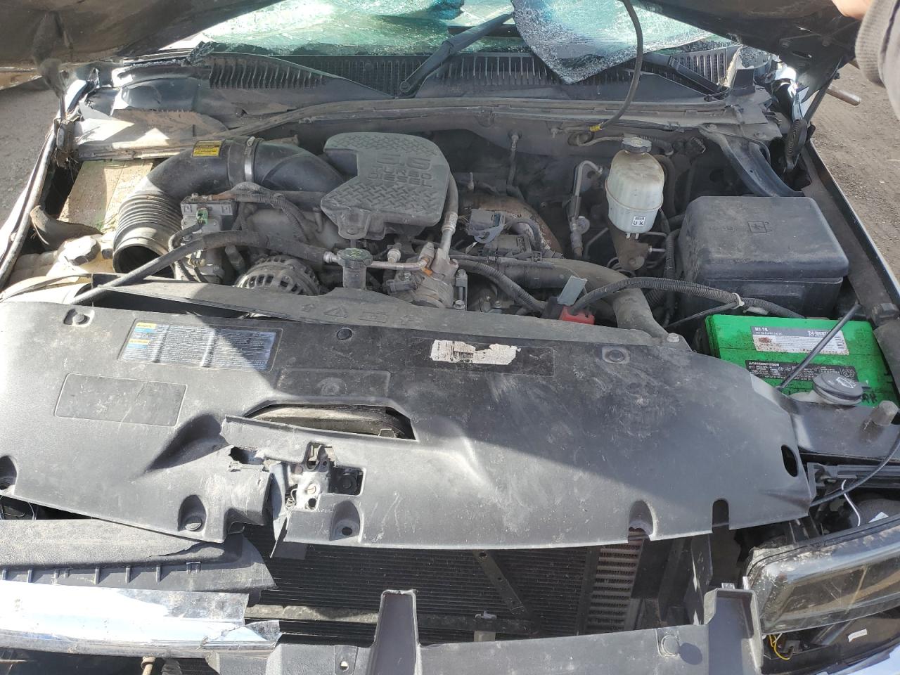 2006 GMC Sierra VIN 1GTHK23D36F181592 Copart auction photo, all over damage thumbnail 11