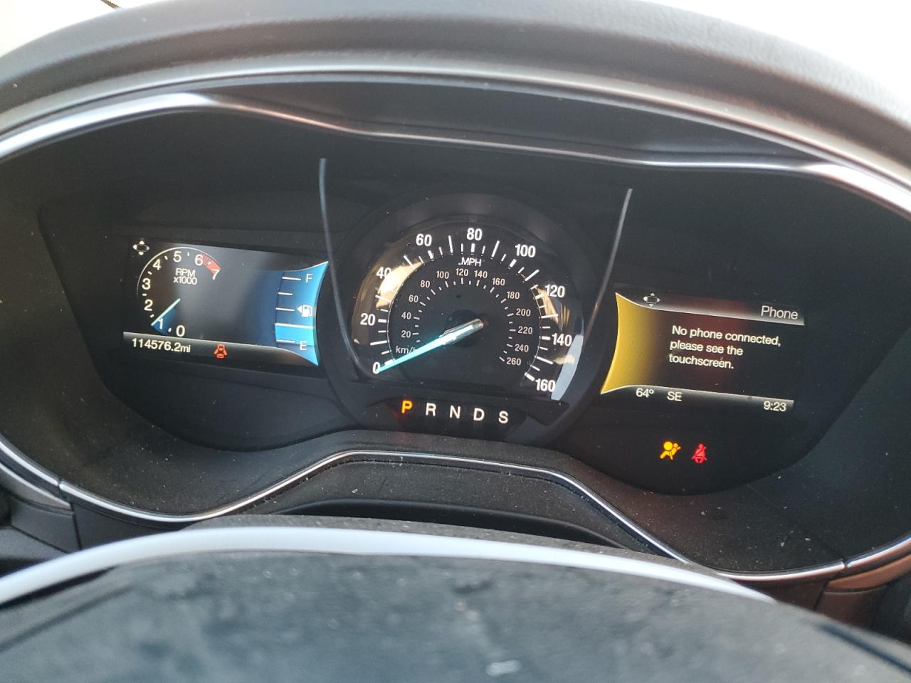 2016 Ford Fusion VIN 3FA6P0HD2GR244990 Copart auction photo, side / rear end damage thumbnail 9