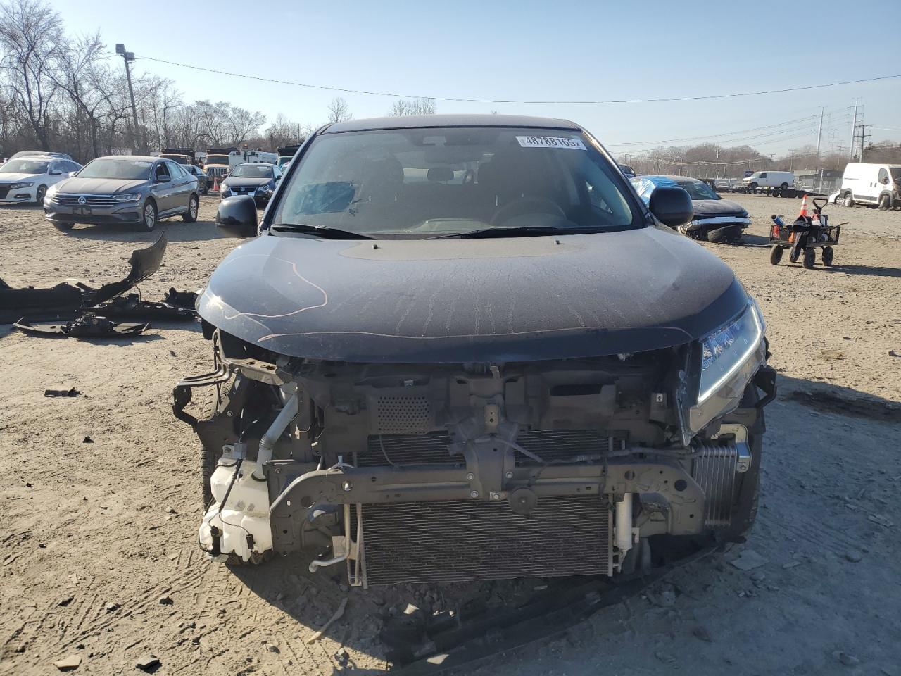 2021 Mitsubishi Outlander VIN JA4APUAU6MU032887 Copart auction photo, front end / minor dent/scratches damage thumbnail 5