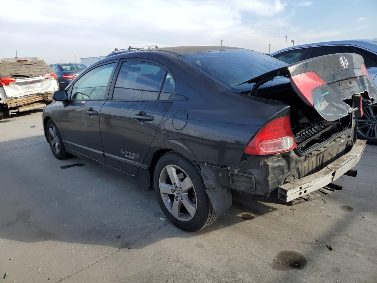 2008 Honda Civic VIN 2HGFA15898H509833 Copart auction photo, rear end damage thumbnail 2